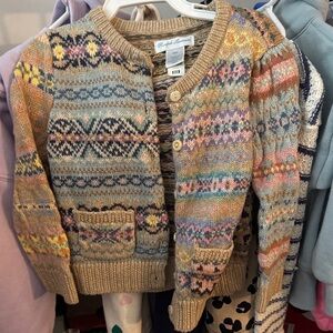 Ralph Lauren Colorful Patterned Knit Cardigan